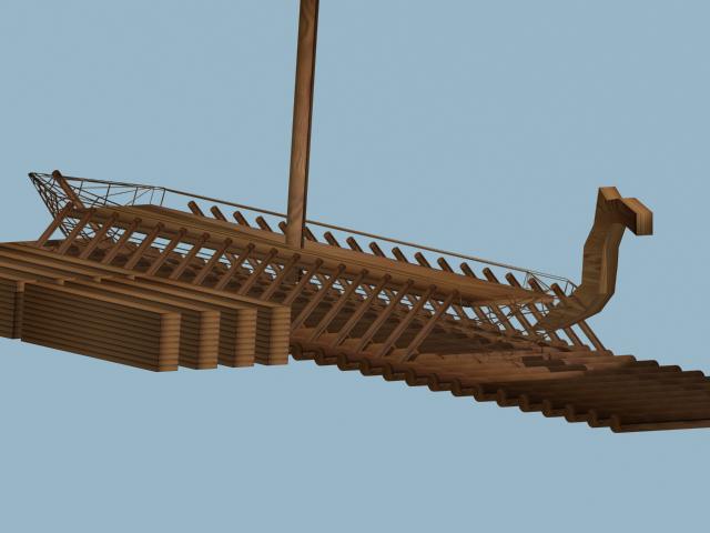 Drakkar en construction